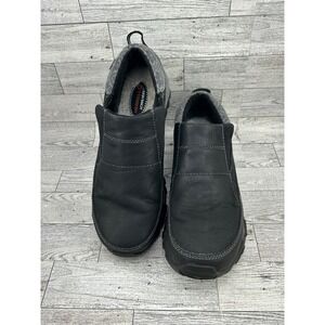 Merrell Womens J21150 Black Leather M-Select DRY Waterproof Winter Mocs Size 9